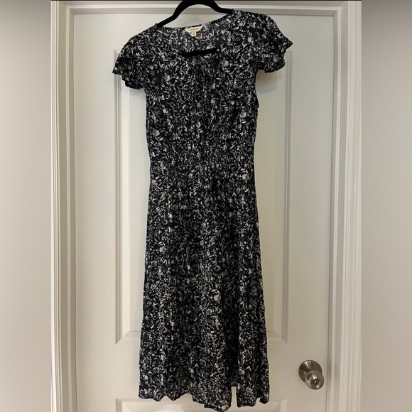Lucky Brand Navy Midi Dress - Picture 2 of 5